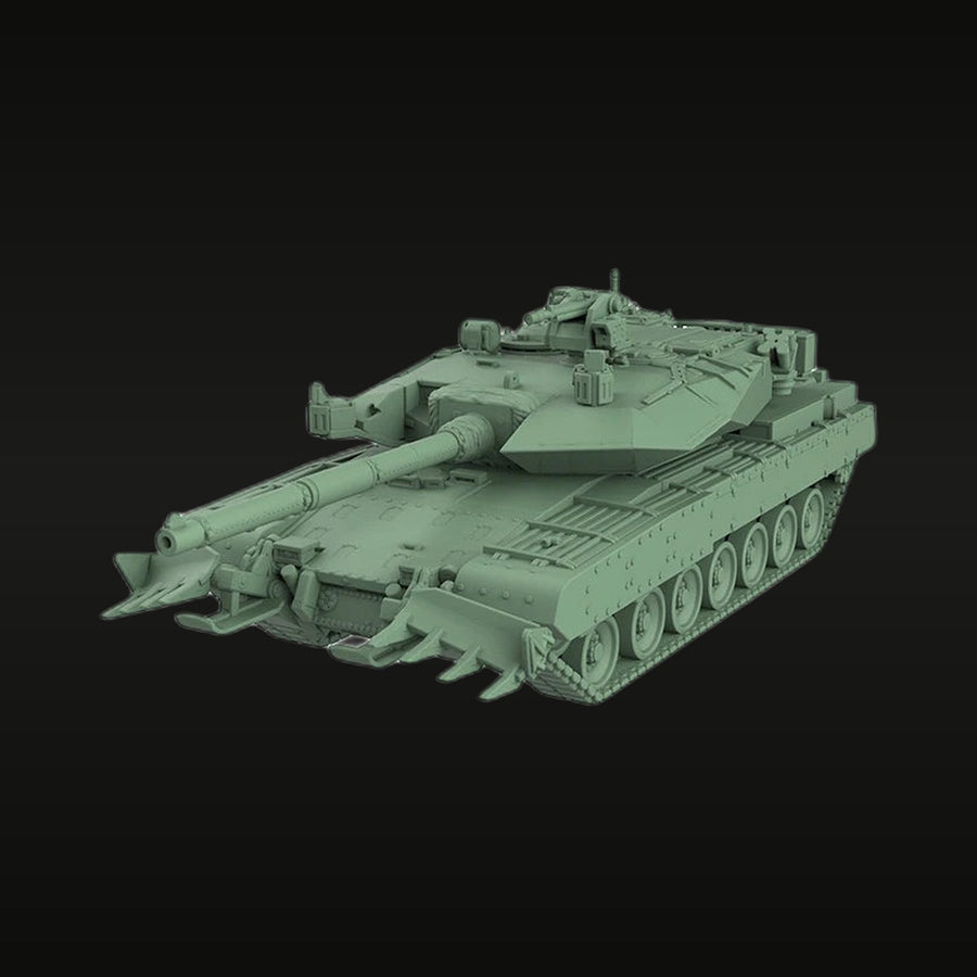 Modern Leopard 2 Main Battle Tank 1/87 Resin Vehicle Kit - unpainted resin model kit