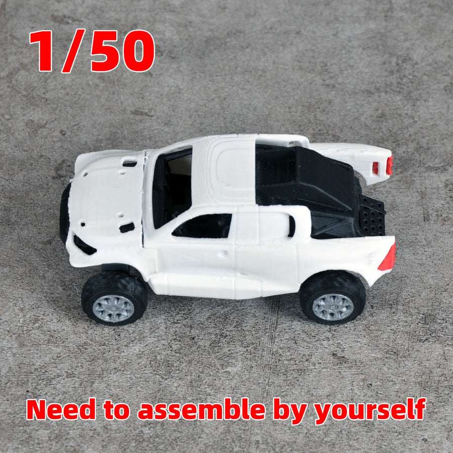 Assembly Scale Set Static Plastic Model Kit Car Off-Road Vehicle 1/50