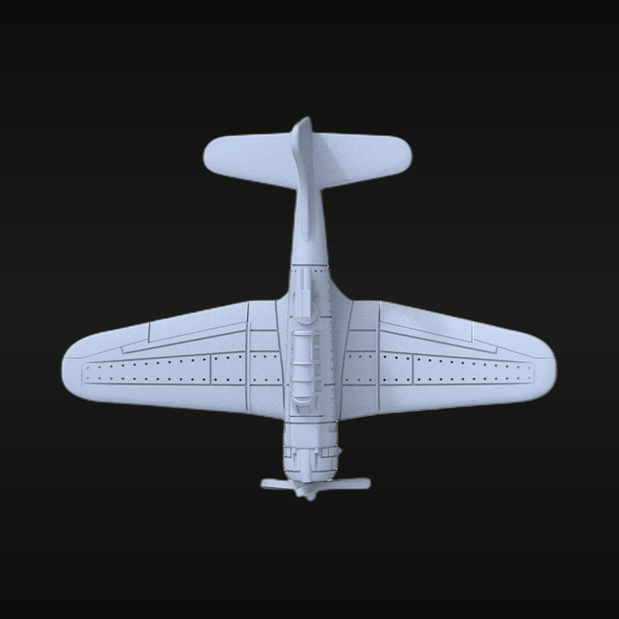 WWII USN SBD-3 Dauntless Dive Bomber 1/700 Resin Aircraft Kit - unpainted resin model kit
