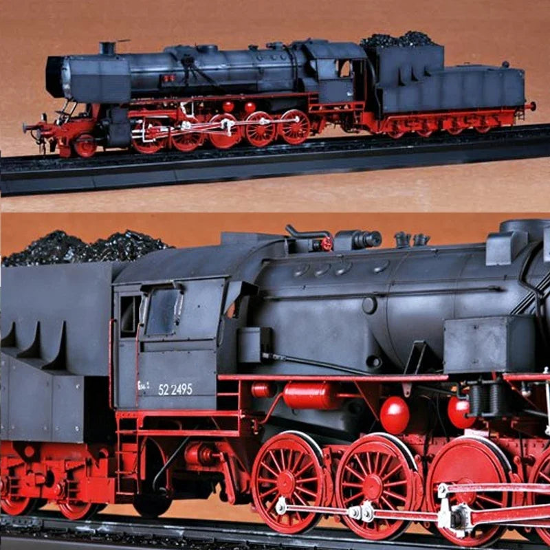 WWII German Baureihe 52 Steam Locomotive with Tender 1/35 Resin Kit - resin model view 3