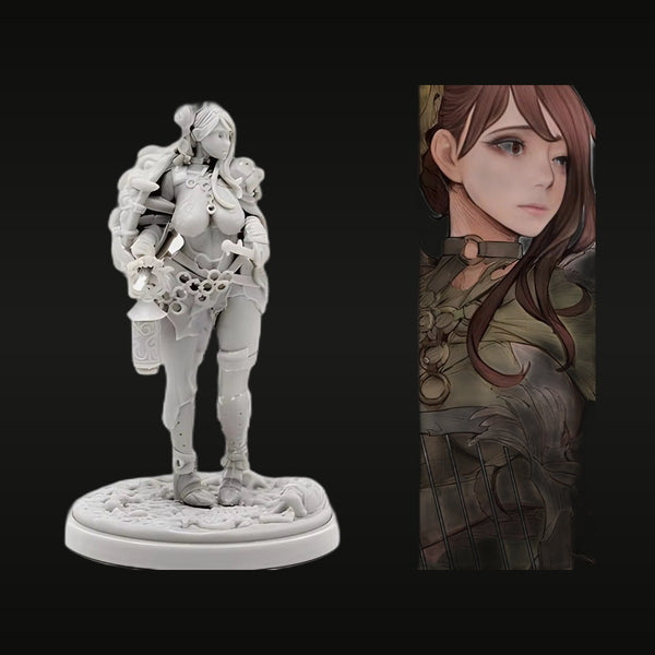 Kingdom Death Female Survivor Warrior 28mm Resin Figure Kit