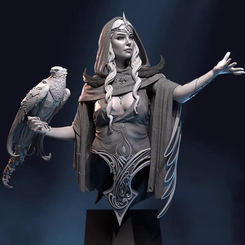 1/10 Nightingale Goddess, Resin Model Figure Bust, GK, Fantasy Themes, Sexy Girl, Unassembled and Unpainted Kit