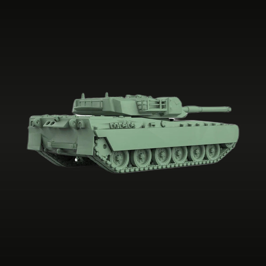 Modern German Leopard 2 Main Battle Tank 1/48 Resin Vehicle Kit - unpainted resin model kit