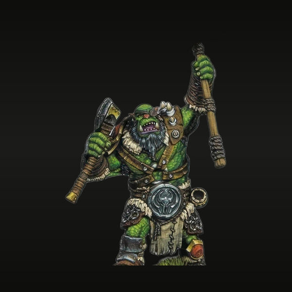 Orc Marauder Standard Bearer 60mm Resin Figure
