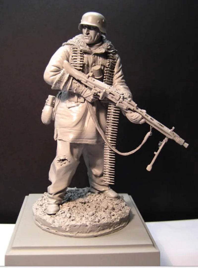 WWII Soviet Maxim Gunner Winter Kharkov 1/16 Resin Figure Kit - resin model view 3
