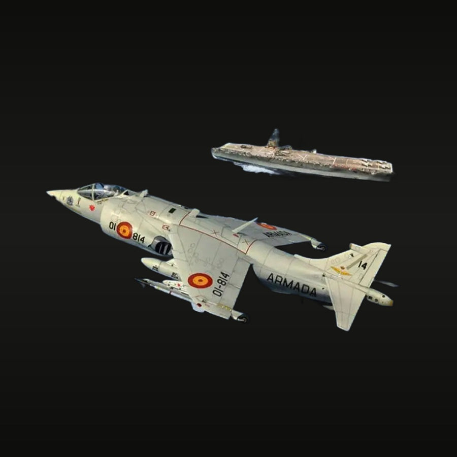 Spanish AV-8S Matador Harrier & Carrier Set Resin Aircraft Kit - unpainted resin model kit
