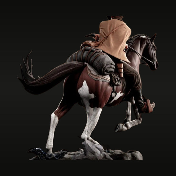 Wild West Gunslinger Tacitus Kilgo on Rearing Horse 1/24 Resin Figure Kit