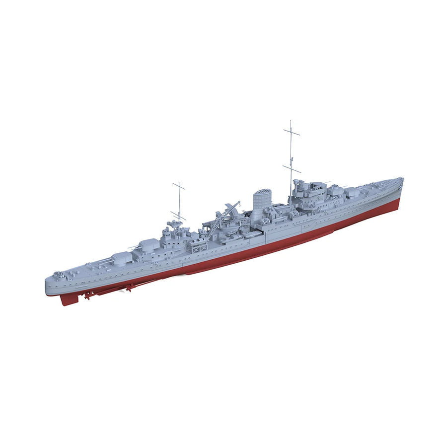 MRY-SFW SSC602 1/400 1/300 1/600 1/450 Military Model Kit Royal New Zealand Navy HMNZS Leander 1942 Light Cruiser Full Hull