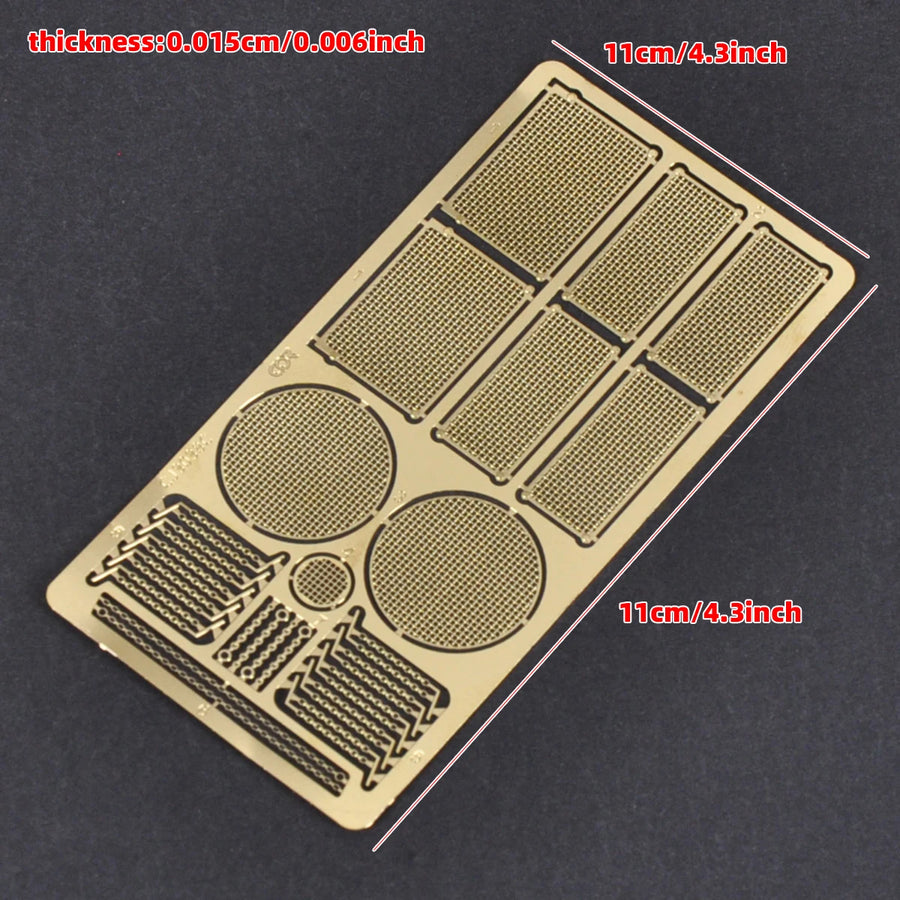1/35 Photo Eatch Scale Model Kit Panther Tank G/F/II/2 Engine Air Intake Grille Intake Hood Grid Modified Parts Part Accessory