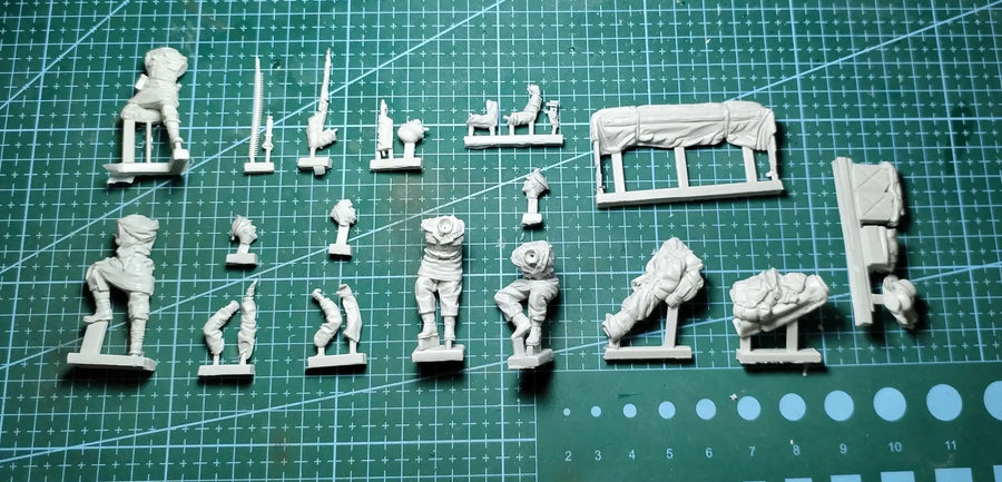 1/35 Resin Model Figure Gk，German Soldier, Unassembled and Unpainted Kit