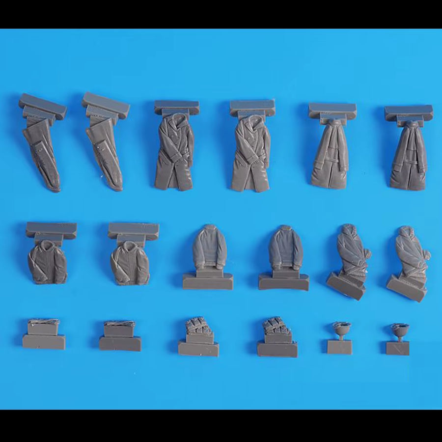 WWII US Army Tropical Infantry Soldier Parts Kit 1/35 Resin - resin model view 2