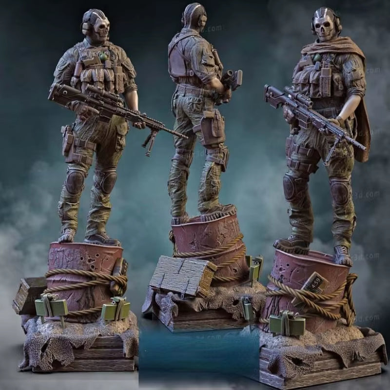 1/24 Scale Modern Special Forces Resin Figure Assembled Model Kit Hobby Miniature Toy Unassembled and Unpainted