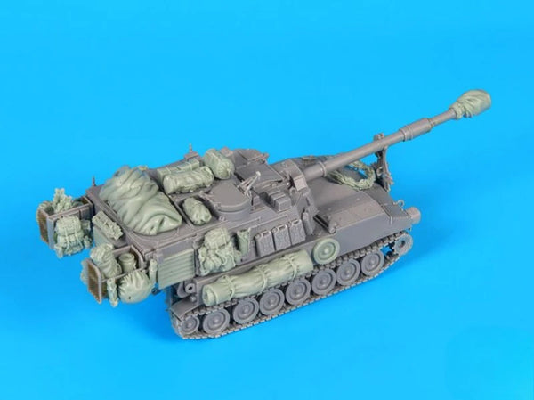 Modern US M109A6 Paladin Self-Propelled Howitzer 1/72 Resin Model Kit
