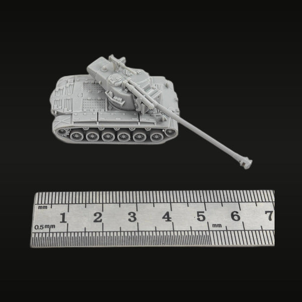 WWII US T26E4 Super Pershing Tank Micro-Scale Resin Vehicle Kit