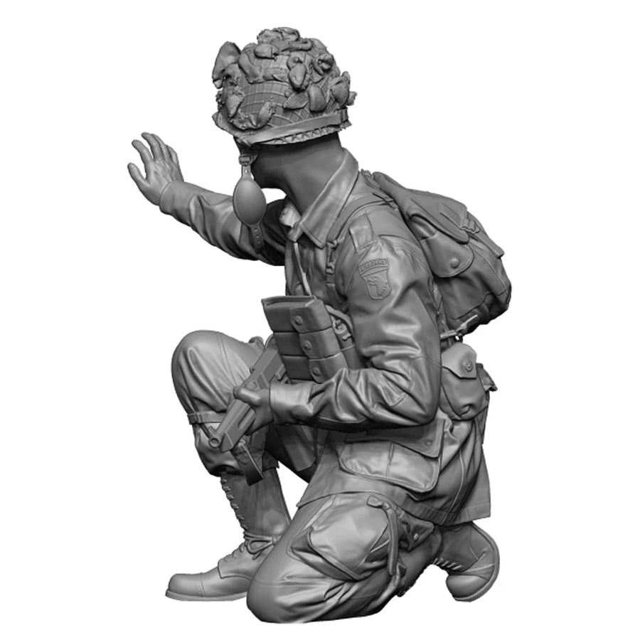 1/35 WW2 US Soldiers, Resin Model Figure Soldier, WWII Military Themes, Unassembled and Unpainted Kit