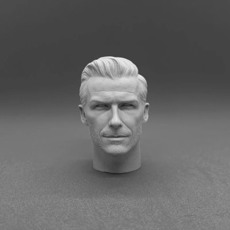 1/6 Scale Resin Diecast Head Sculpture Model Soccer Stars and Singers Collection Head Carving Fit 12'' Action Figure Unpainted