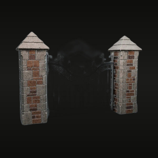 Wrought Iron Gate 01 1/35 Resin 3D Print Kit