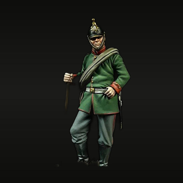 Franco-Prussian War German Officer with Saber 1/24 Resin Figure Kit