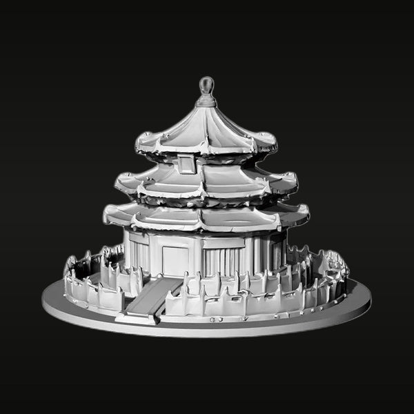 Temple of Heaven Architectural Resin Diorama Kit 1/6 Scale