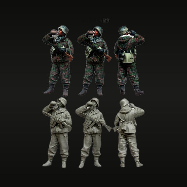WWII German Infantry Squad 6-Figure Set 1/35 Resin Kit