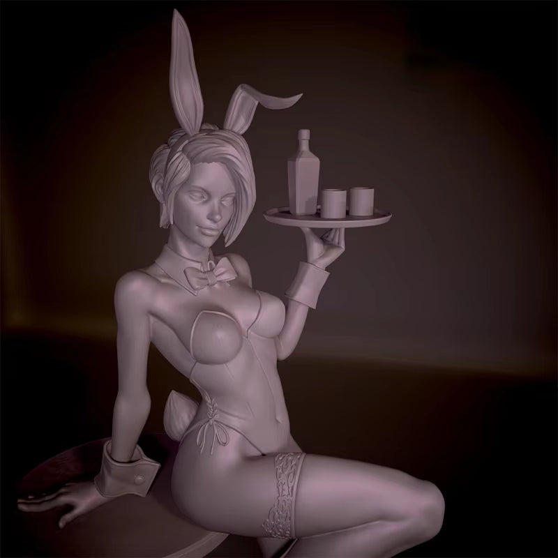 Bunny Girl Ceramic Mug 1/35 Resin Accessory Kit - resin model view 2