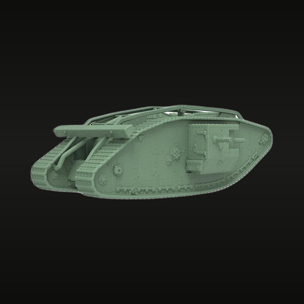 WWI British Mark IV Male Heavy Tank 1/144 Resin Vehicle Kit