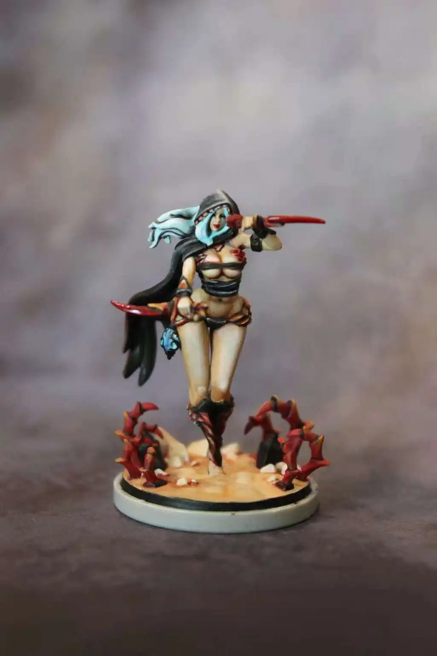 KD Resin Kit 28365 SH KINGDOM DEATH Spider Silk Assassin Collectible Unassembled Sculpture for Hobbyists