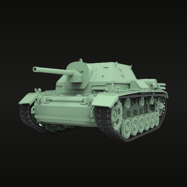 WWII Soviet SU-76 Self-Propelled Gun 1/87 Resin Vehicle Kit