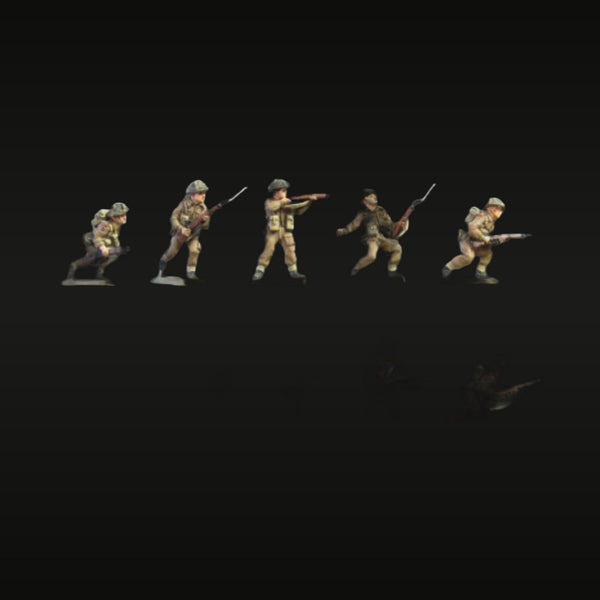 WWII British Infantry Section 1/72 Scale 10-Figure Resin Kit