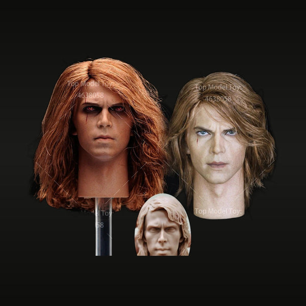 Fantasy Male Character Head Sculpts Multi-Scale Resin Bust Kit Set of 3