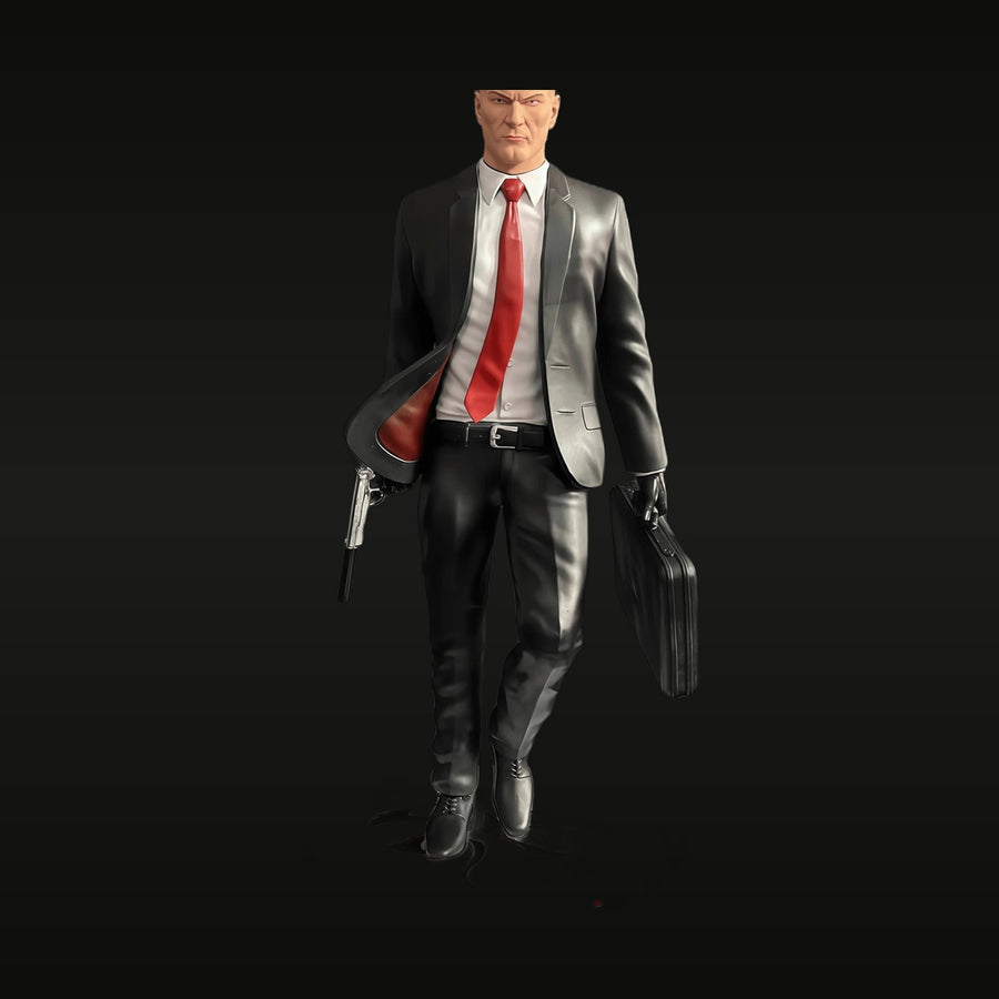 Modern Male Assassin in Business Suit with Revolver 1/24 Resin Figure Kit - unpainted resin model kit