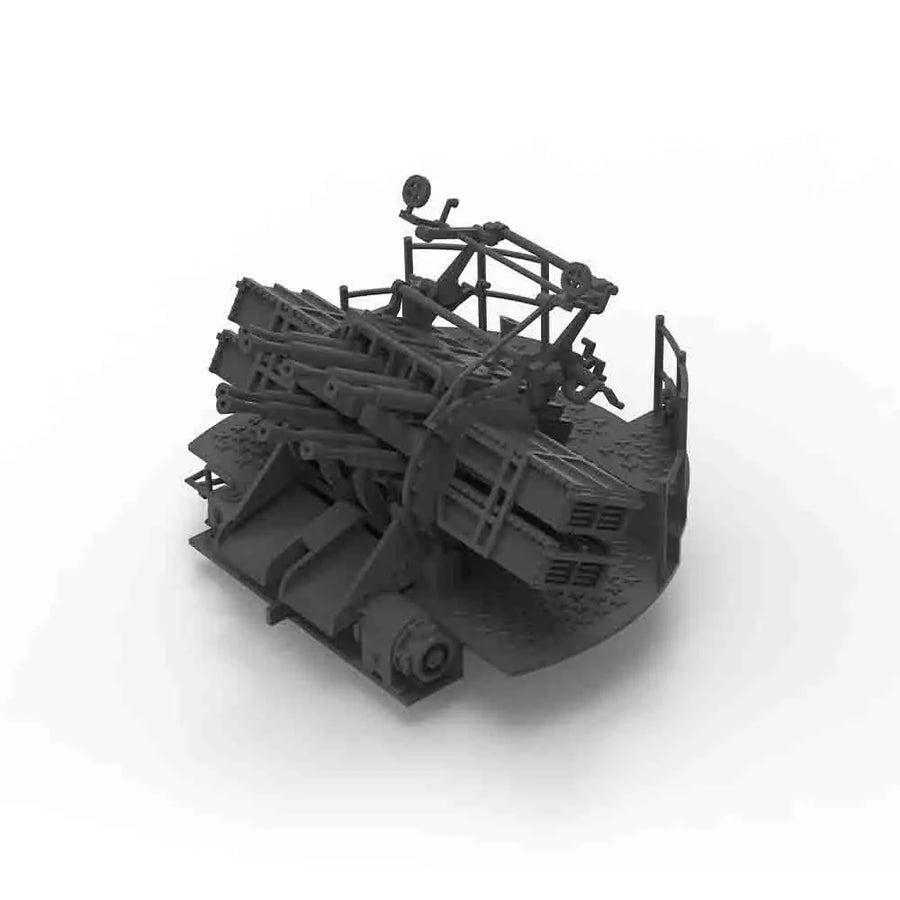 Royal Navy 2-Pounder Pom-Pom Octuple Mount 1/700 Resin Kit (Pair) - resin model view 2