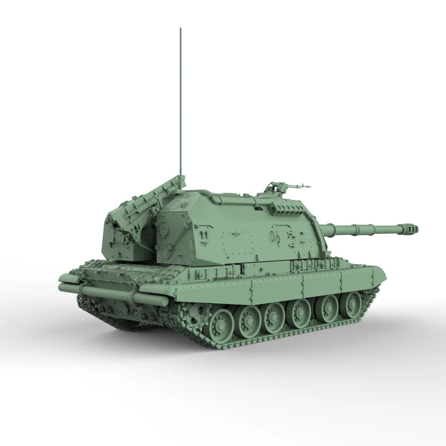 Russian 2S19 Msta-S Self-Propelled Howitzer 1/35 Resin Vehicle Kit - resin model view 3