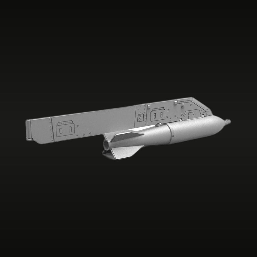 France Mirage 2000 250kg Carrier Pod 1/32 Resin Model Kit Upgrade - unpainted resin model kit