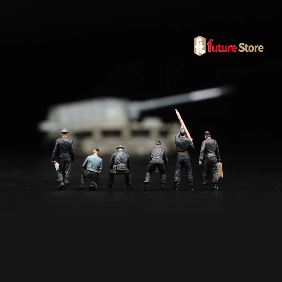 1/72 Painted Diorama Manual Handmade Germany Wehrmacht Action Figure Fit Scene Decorations for Car Sand Decoration