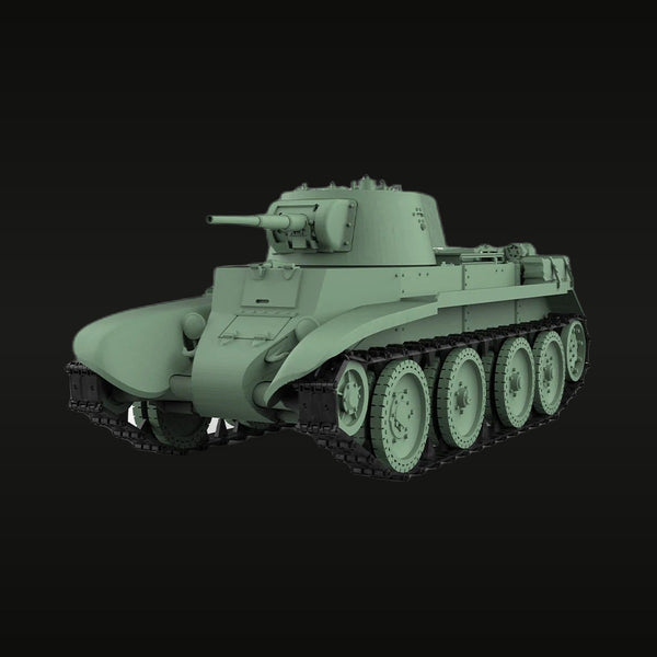 Soviet BT-7M Light Tank 1/56 Resin Vehicle Kit