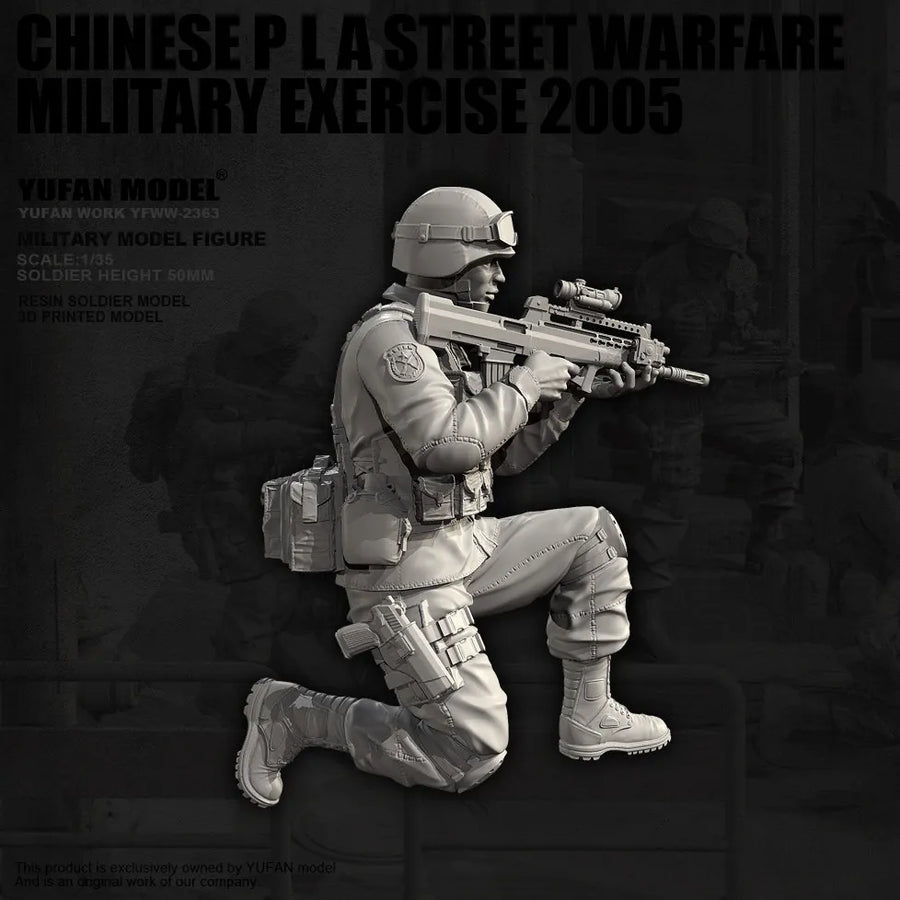 Modern NATO Special Operations Tactical Operator 1/35 Resin Figure Kit - resin model view 2