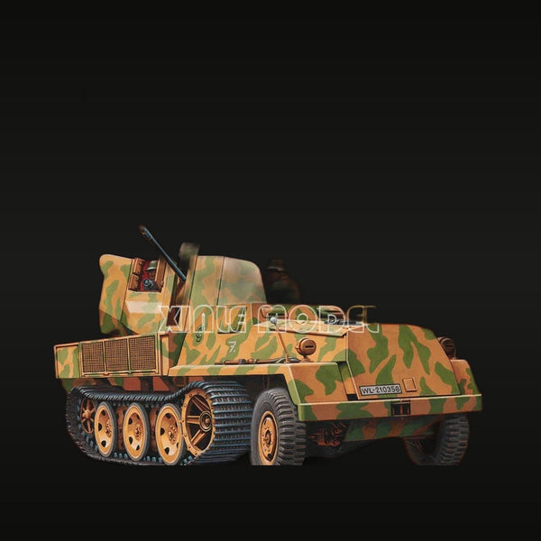 WWII German sWS Halftrack with Flak 43 AA Gun 1/72 Resin Vehicle Kit