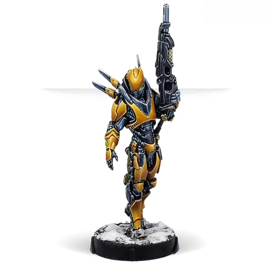 Sci-Fi Shang Ji Invincibles Gold Armored Warrior Set of 3 1/35 Resin Figure Kit - resin model view 2