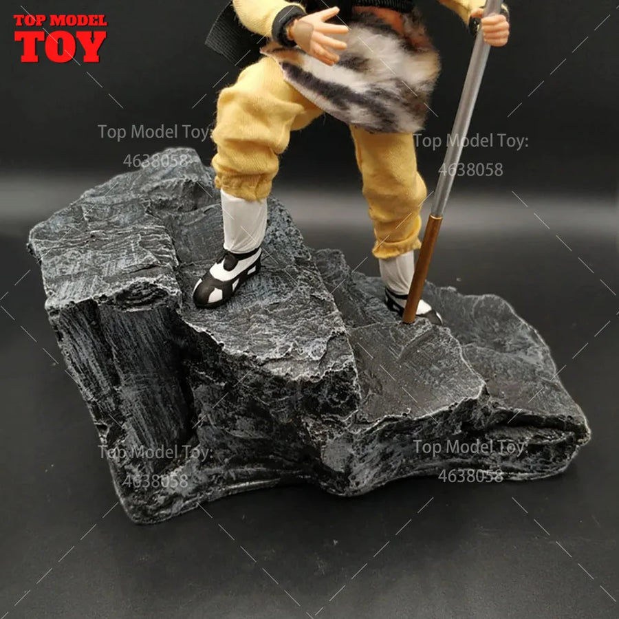 1/12 Scale Rock Mountain Stand Base Platform 15X11X8.5Cm Scene Accessories Model for 6'' Soldier Action Figure Body Doll ﻿