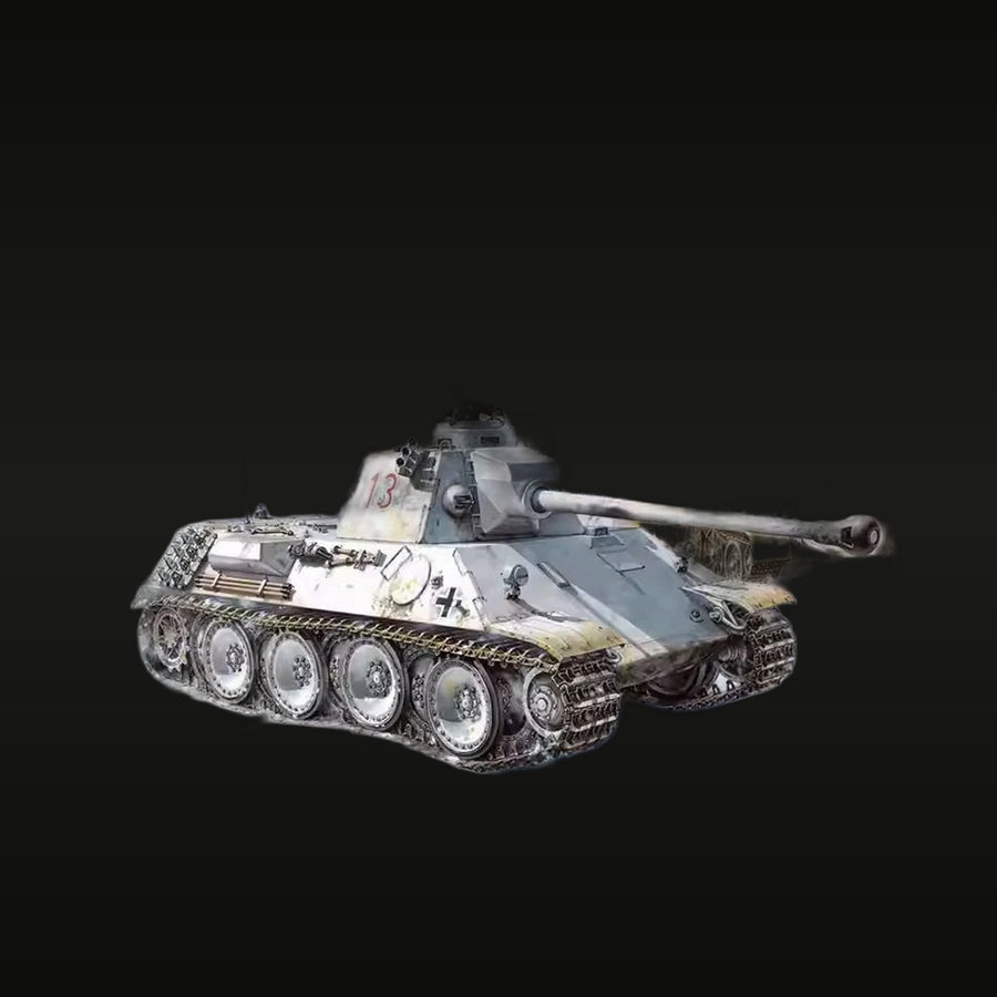 WWII German Panther Medium Tank 1/35 Resin Vehicle Kit - unpainted resin model kit