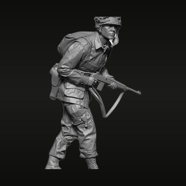 WWII US Army Rifleman with M1 Garand and Bayonet 1/35 Resin Figure Kit