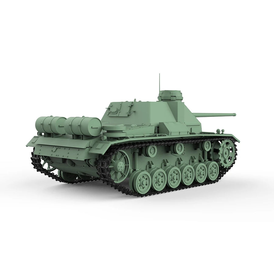 German StuG III Ausf. G Assault Gun 1/72 Resin Vehicle Kit - resin model view 4
