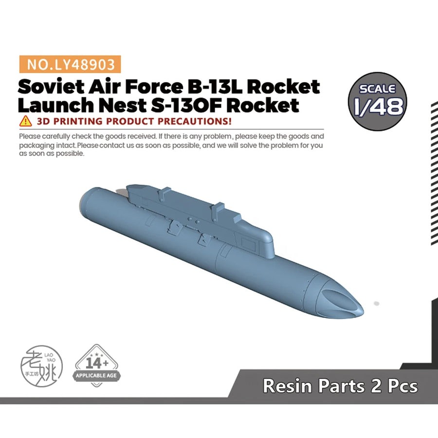 Yao'S Studio LY903 1/144 1/72 1.48 1/32Model Upgrade Parts Soviet Air Force B-13L Rocket Launch Nest S-13OF Rocket