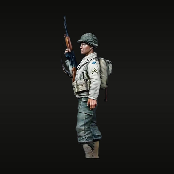 WWII American Corporal with M1 Garand 1/35 Resin Figure Kit