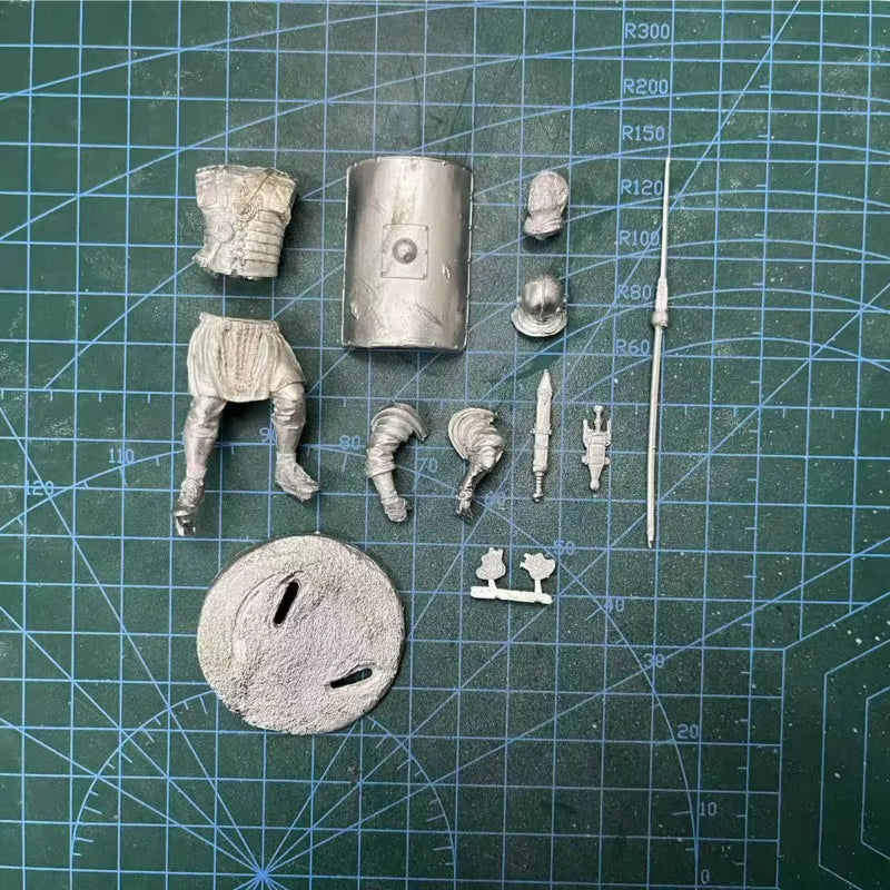 Ancient Roman Legionary Officer Bust 54mm Resin Kit - resin model view 2