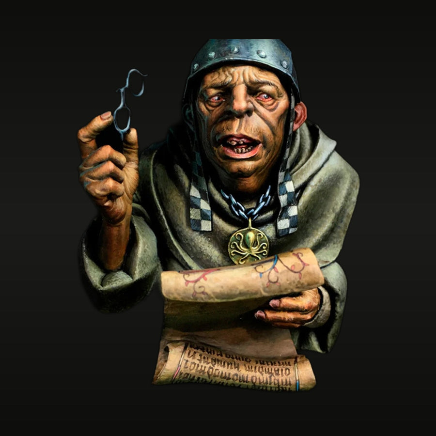 WWII Fantasy Grotesque Character 'Unspeakable' 1/12 Resin Bust - unpainted resin model kit