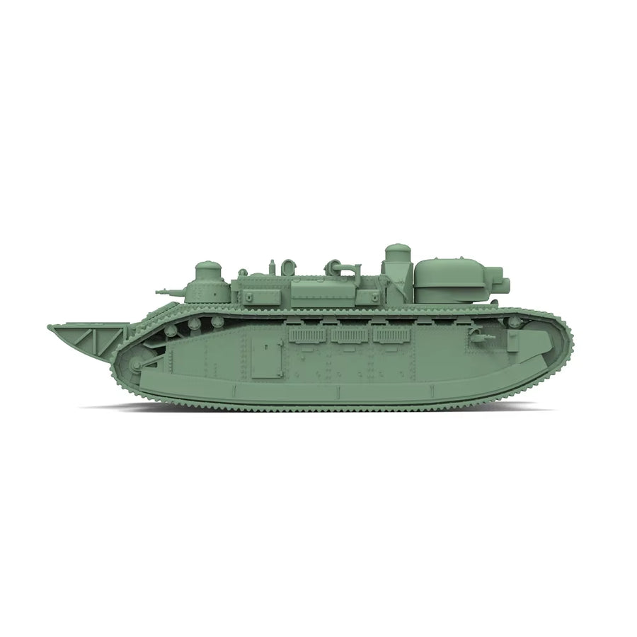 1/144 1/200 1/350 1/700  SS669 Military Model Kit France FCM 2C Bis Heavy Tank Miniature Static War Games