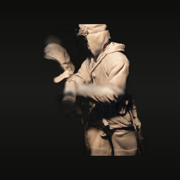 WWII Soldier Squad with Tank Diorama 1/16 Resin Kit
