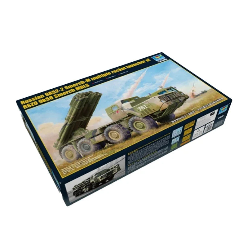 1/35 Trumpeter Assembly Model 01020 Russian 9A52-2 Smerchant-M Multiple Rocket Launcher Plastic Scale Model Kit